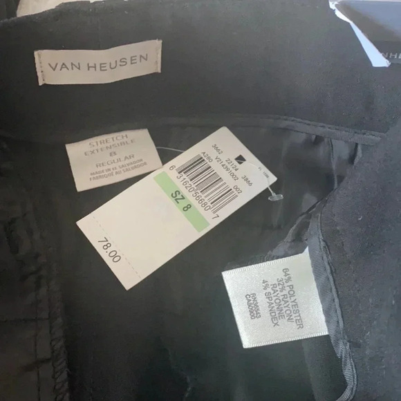 NWT Van Heusen Black Pants - Picture 8 of 9